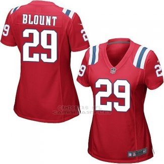 Camiseta New England Patriots Blount Rojo Nike Game NFL Mujer
