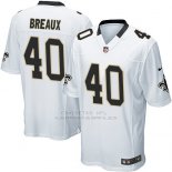 Camiseta New Orleans Saints Breaux Blanco Nike Game NFL Hombre