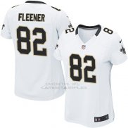Camiseta New Orleans Saints Fleener Blanco Nike Game NFL Mujer