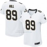 Camiseta New Orleans Saints Hill Blanco Nike Game NFL Mujer