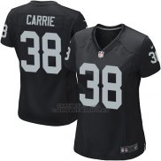 Camiseta Oakland Raiders Carrie Negro Nike Game NFL Mujer