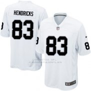 Camiseta Oakland Raiders Hendricks Blanco Nike Game NFL Hombre