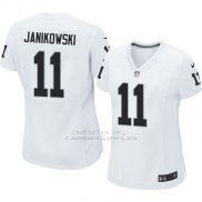 Camiseta Philadelphia Eagles Janikowski Blanco Nike Game NFL Mujer
