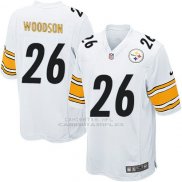 Camiseta Pittsburgh Steelers Woodson Blanco Nike Game NFL Nino