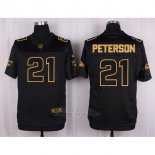 Camiseta Arizona Cardinals Peterson Negro Nike Elite Pro Line Gold NFL Hombre