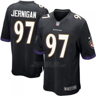 Camiseta Baltimore Ravens Jernigan Negro Nike Game NFL Hombre
