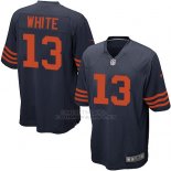Camiseta Chicago Bears White Marron Negro Nike Game NFL Hombre