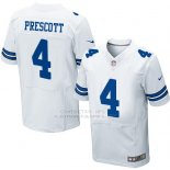 Camiseta Dallas Cowboys Prescott Blanco Nike Elite NFL Hombre