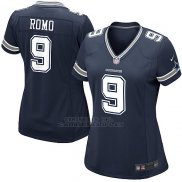 Camiseta Dallas Cowboys Romo Negro Nike Game NFL Mujer
