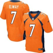 Camiseta Denver Broncos Elway Naranja Nike Elite NFL Hombre
