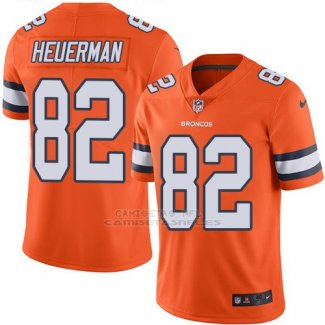 Camiseta Denver Broncos Heuerman Naranja Nike Legend NFL Hombre