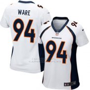 Camiseta Denver Broncos Ware Blanco Nike Game NFL Mujer