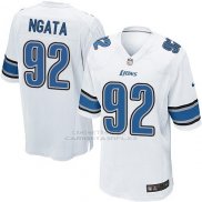 Camiseta Detroit Lions Ngata Blanco Nike Game NFL Nino