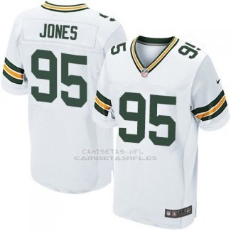 Camiseta Green Bay Packers Jones Blanco Nike Elite NFL Hombre