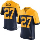 Camiseta Green Bay Packers Lacy Profundo Azul y Amarillo Nike Elite NFL Hombre