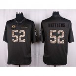 Camiseta Green Bay Packers Matthews Apagado Gris Nike Anthracite Salute To Service NFL Hombre