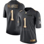 Camiseta Indianapolis Colts Mcafee Negro 2016 Nike Gold Anthracite Salute To Service NFL Hombre