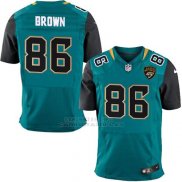 Camiseta Jacksonville Jaguars Brown Verde 2016 Nike Elite NFL Hombre