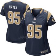 Camiseta Los Angeles Rams Hayes Negro Nike Game NFL Mujer