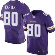 Camiseta Minnesota Vikings Carter Violeta Nike Elite NFL Hombre