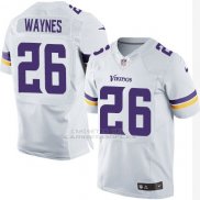 Camiseta Minnesota Vikings Waynes Blanco Nike Elite NFL Hombre