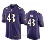 Camiseta NFL Game Baltimore Ravens Justice Hill Violeta