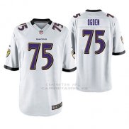 Camiseta NFL Game Hombre Baltimore Ravens Jonathan Ogden Blanco