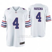 Camiseta NFL Game Hombre Buffalo Bills Steven Hauschka Throwback Blanco