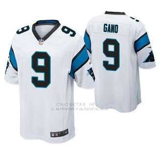 Camiseta NFL Game Hombre Carolina Panthers Graham Gano Blanco