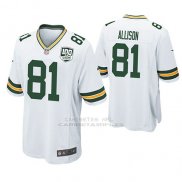Camiseta NFL Game Hombre Green Bay Packers Geronimo Allison Blanco 100th Anniversary