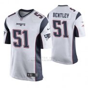 Camiseta NFL Game Hombre New England Patriots Ja'whaun Bentley Blanco
