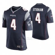Camiseta NFL Game Hombre New England Patriots Jarrett Stidham Azul