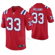 Camiseta NFL Game Hombre New England Patriots Joejuan Williams Rojo