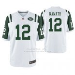 Camiseta NFL Game Hombre New York Jets Joe Namath Blanco