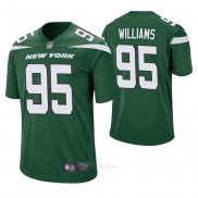 Camiseta NFL Game Hombre New York Jets Quinnen Williams Verde