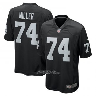 Camiseta NFL Game Las Vegas Raiders Kolton Miller Negro