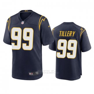 Camiseta NFL Game Los Angeles Chargers Jerry Tillery 2020 Azul