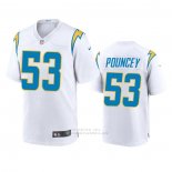 Camiseta NFL Game Los Angeles Chargers Mike Pouncey 2020 Blanco