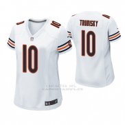 Camiseta NFL Game Mujer Chicago Bears Mitchell Trubisky Blanco