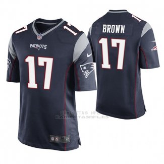 Camiseta NFL Game New England Patriots Antonio Brown Azul