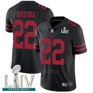 Camiseta NFL Game San Francisco 49ers 22 Matt Breida Alternate Negro