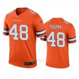 Camiseta NFL Legend Denver Broncos Derrek Tuszka Naranja Color Rush