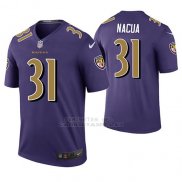 Camiseta NFL Legend Hombre Baltimore Ravens Kai Nacua Violeta Color Rush
