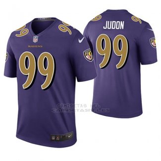 Camiseta NFL Legend Hombre Baltimore Ravens Matt Judon Violeta Color Rush