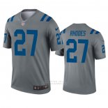 Camiseta NFL Legend Indianapolis Colts Xavier Rhodes Inverted Gris