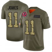 Camiseta NFL Limited Atlanta Falcons Jones 2019 Salute To Service Verde