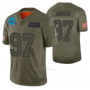 Camiseta NFL Limited Carolina Panthers Mario Addison 2019 Salute To Service Verde