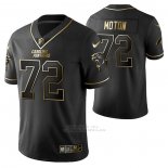 Camiseta NFL Limited Carolina Panthers Taylor Moton Golden Edition Negro