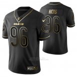 Camiseta NFL Limited Chicago Bears Akiem Hicks Golden Edition Negro