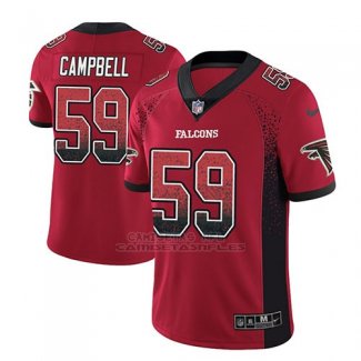 Camiseta NFL Limited Hombre Atlanta Falcons De'vondre Campbell Rojo 2018 Drift Fashion Color Rush
